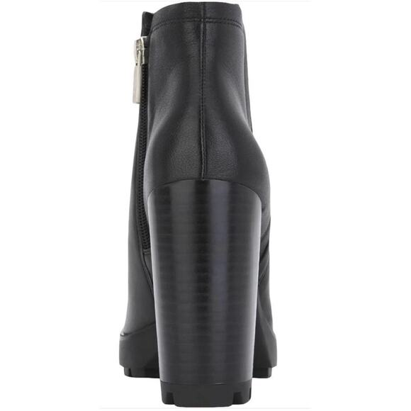 Kenneth Cole Women's Black Justin Lug Sole Chelsea Ankle Boots Size 8.5 - Picture 4 of 12